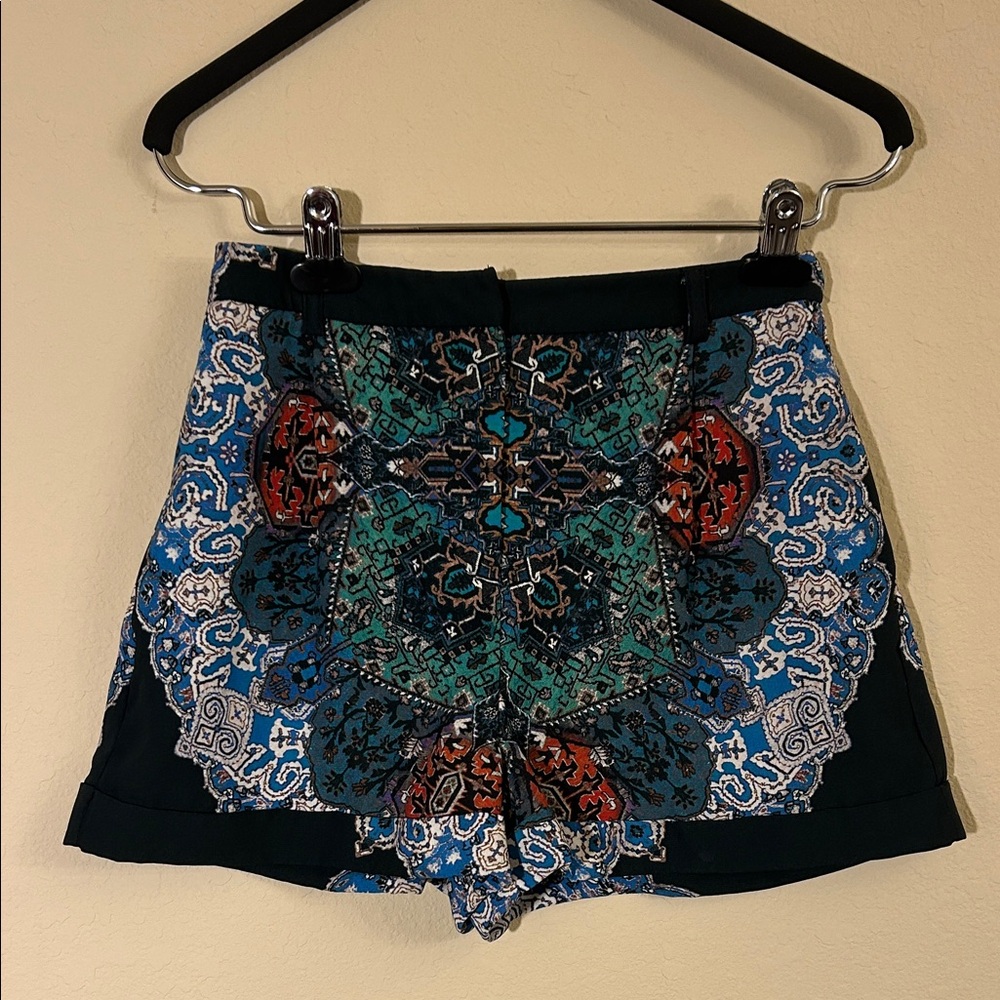 Topshop Multicolor High Waist Women's Shorts